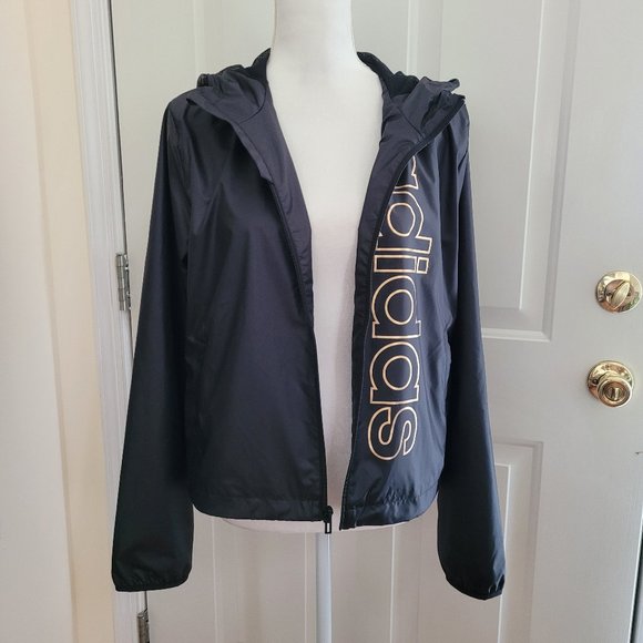 NWT adidas Essentials Branded Windbreaker Size M - Picture 3 of 12